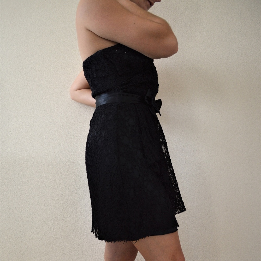 STRAPLESS LACE DRESS - Picture 3 of 4